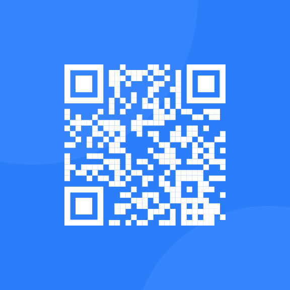 A QR code that links to the Frontend Mentor website